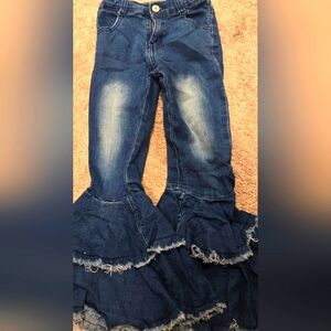 Little Girls Bell Bottom Jeans